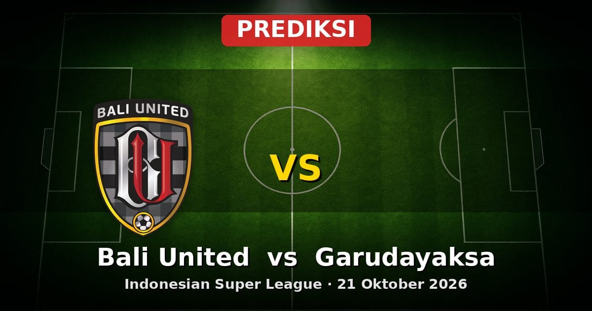 Prediksi Bali United vs Garudayaksa: Duel Seru Indonesian Super League 21 Oktober