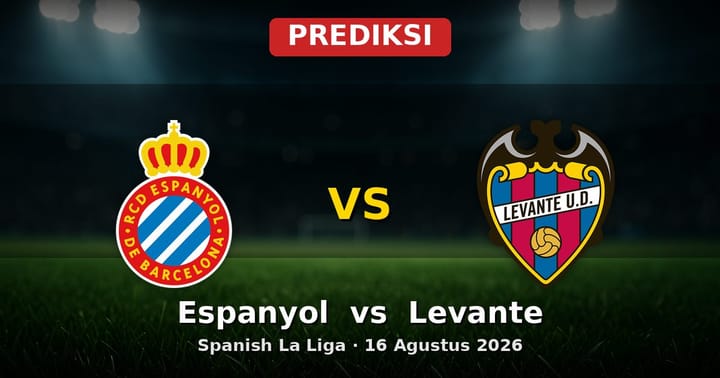 Prediksi Espanyol vs Levante La Liga 16 Agustus 2026: Duel Pembuka Musim