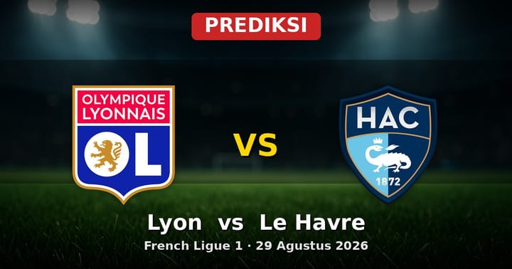 Prediksi Lyon vs Le Havre Ligue 1: Duel Seru 29 Agustus 2026