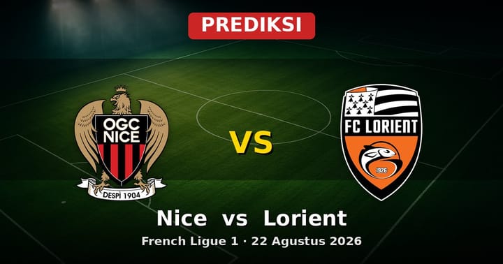 Prediksi Nice vs Lorient Ligue 1 22 Agustus 2026: Duel Sengit di Allianz Riviera