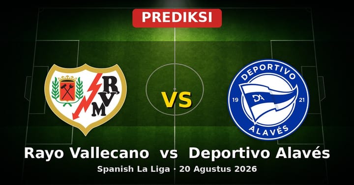 Prediksi Rayo Vallecano vs Deportivo Alavés La Liga 20 Agustus 2026