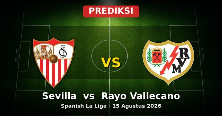 Prediksi Sevilla vs Rayo Vallecano La Liga 15 Agustus 2026
