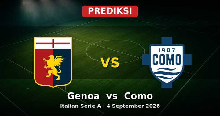 Prediksi Genoa vs Como: Duel Krusial di Serie A 4 September 2026
