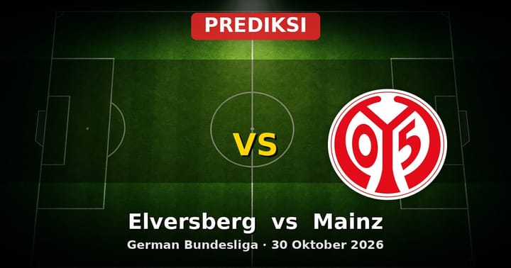 Prediksi Elversberg vs Mainz: Duel Seru Bundesliga 30 Oktober 2026