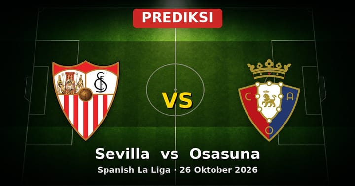 Prediksi Sevilla vs Osasuna La Liga 26 Oktober 2026: Duel Sengit Andalusia